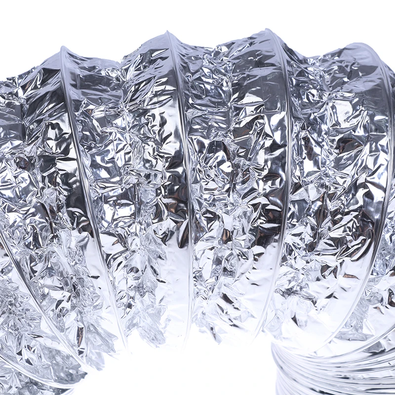3.1Inch Flex Air Aluminum Foil Ducting Dryer Vent Hose 1.5M For Ventilation