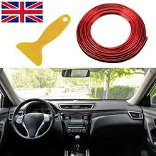 

5M Red Trim Edge Gap Line Car Interior Exterior Decoration Styling Molding Strip