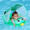 Swimbobo Kids Inflatable Floating Swimming Floats Cute Green Child Swim Pool For Babies Water Toy Ring PVC Baby Float For Summer 1