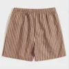 Men'S Quick Dried Shorts Fashion Stripe Male Pants Thin Loose Casual Beach Shorts Drawstring Summer Casual Trousers For Mens 4
