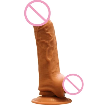Man Nuo Realistic Condoms for Male Penis Enlargement Sleeve Reusable Penis Sleeve  Delayed Ejaculation Condom Male Cock Sex Toys 6