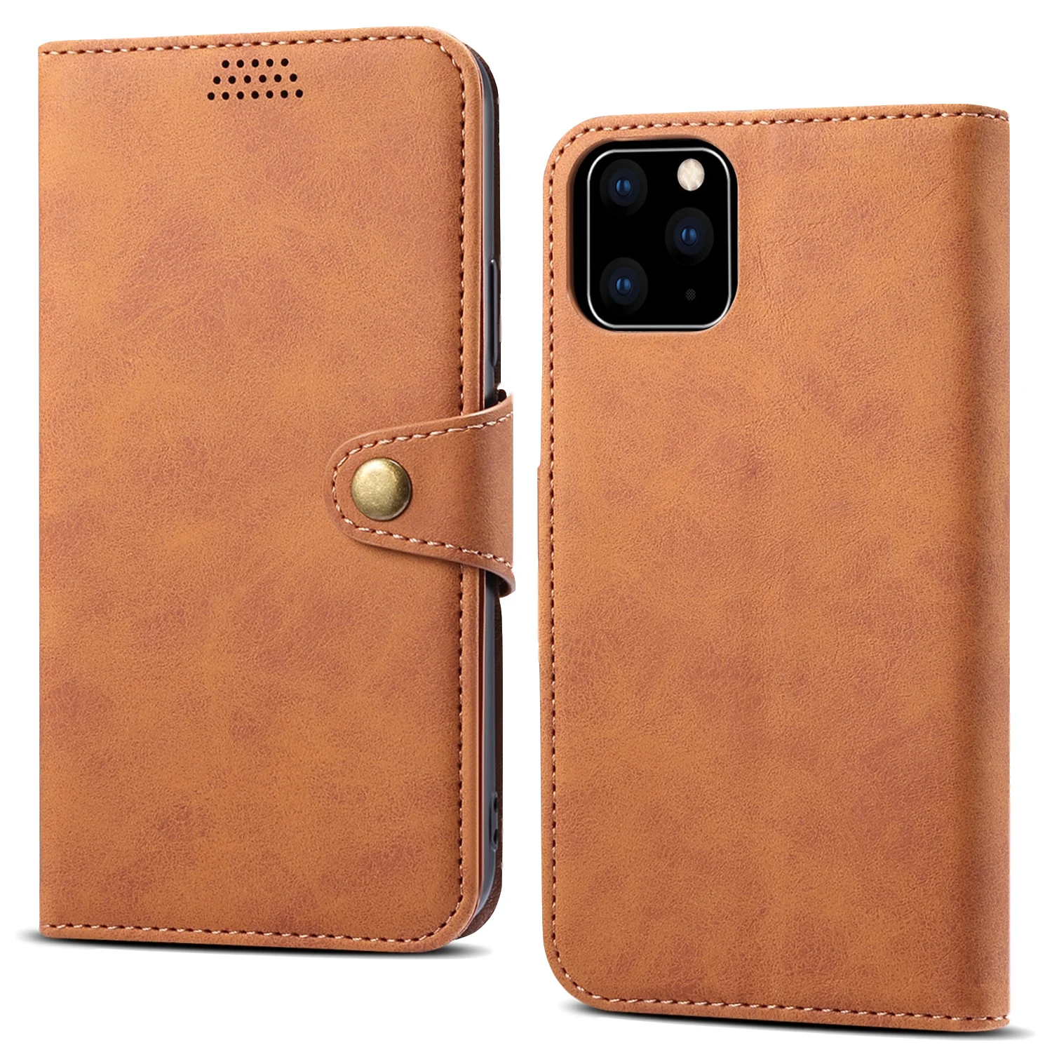 

Leather Phone Case For Apple Iphone 14 13 12 11 Pro Max Xr Xs Max 7 8 Plus Se Se3 With Retro Wallet Cards Holder Luxury Cover