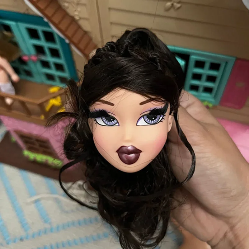 One Pieces Head Girl Doll's Head 1/7 Bjd with Sex Mouth Diy Dress Up Toy Accessories 3