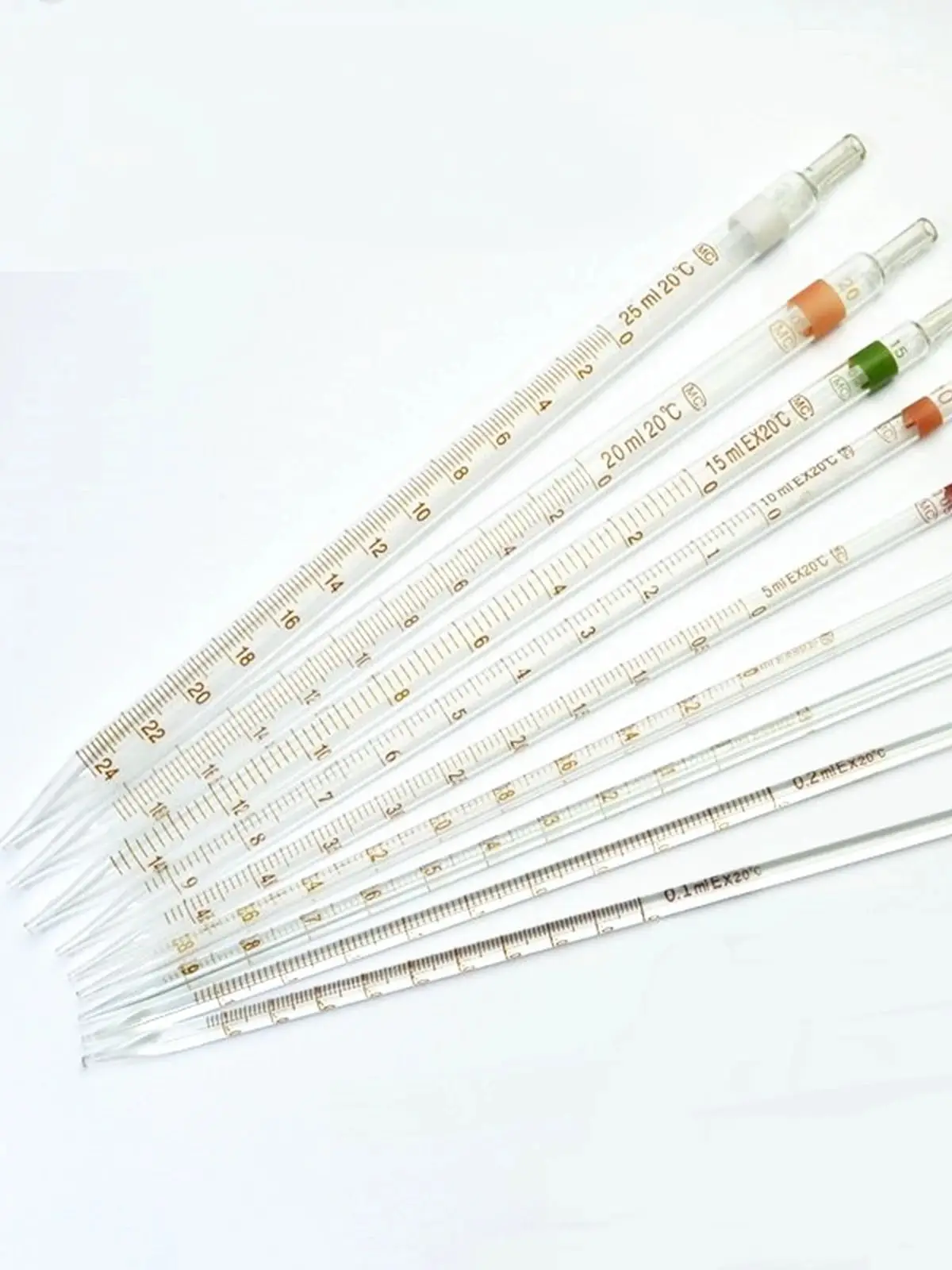 Versatile Chemistry Lab Glass Dropper Pipette with Measurement Markings