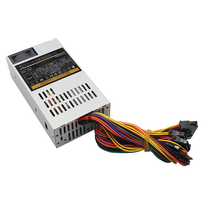 소형 ITX 샤시스 NAS POS 현금기를 위해 적합한 1U FLEX 350W 전력 공급 220V 20+4Pin 비 모듈식 컴퓨터 활동적인 PFC PSU