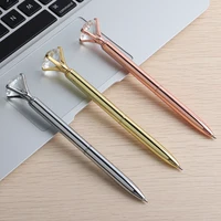 3PCS Luxury Metal Crystal Diamond Pen 8 Colors Polka Ball Pens Fashion  Carat Large Diamond Ballpoint Pens For School Office 1
