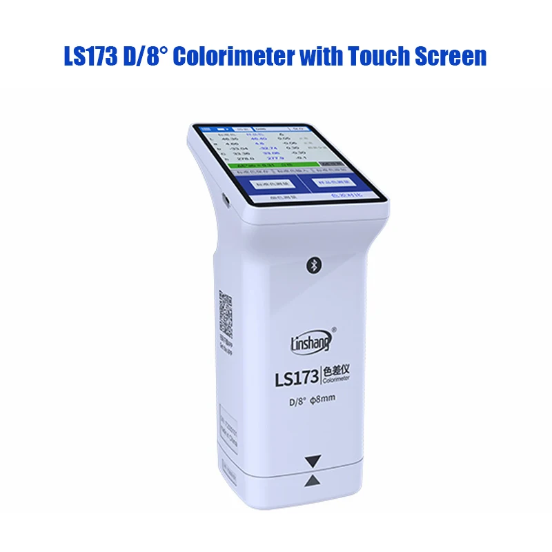 LS172/LS173/LS175 Digital Colorimeter Color Meter Colormeter  45°/0° D65 Light Source Paint Easy to Use Touch Screen D/8° 4