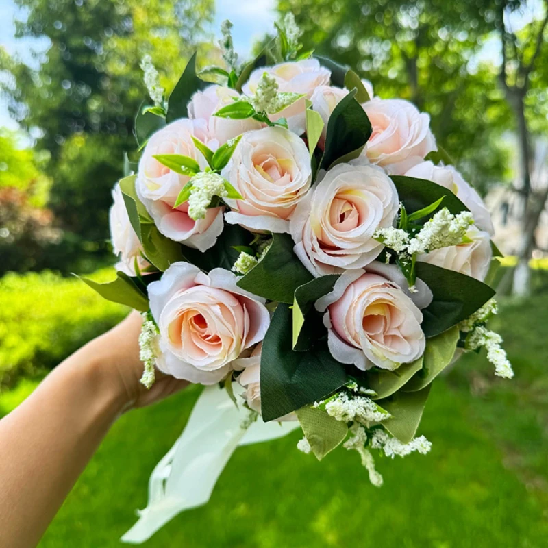 Bouquet da sposa damigella d'onore del fiore matrimonio bouquet di