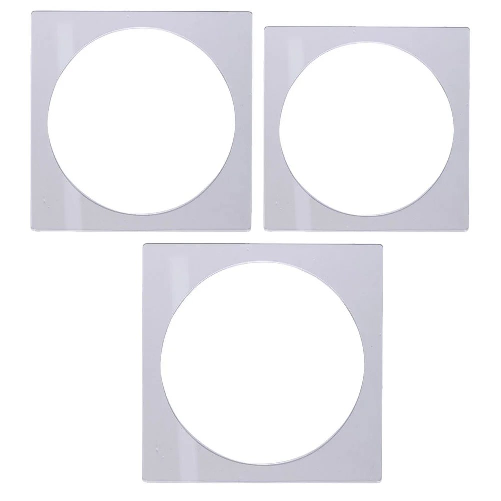 

15/20/22/24/26cm Acrylic Cake Discs Boards Reusable Layer Cake Mold Cake Scraping Plate Cake Decorating Tool Baking Accessories