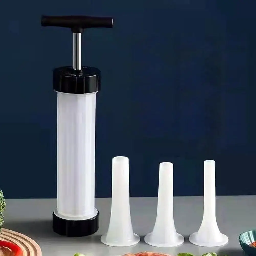 Sausage stuffer manual sausage stuffing machine homemade sausage stuffer small injection syringe gadgets manual meat injector tools