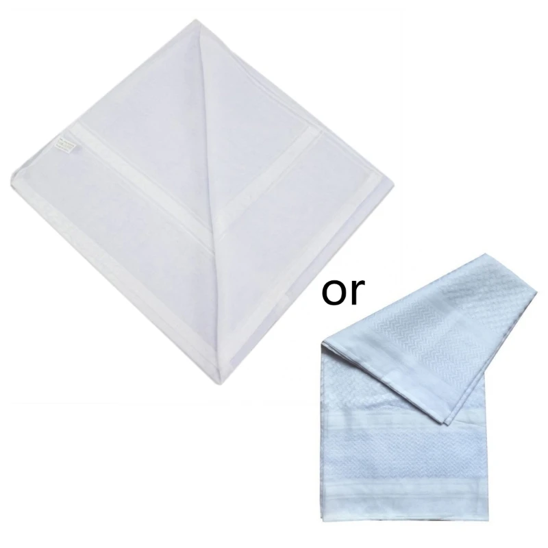 

Ислам Саудовская Аравия Дубай Традиционный мусульманский тюрбан Молитвенная шляпа Плед для головы Прямая поставка