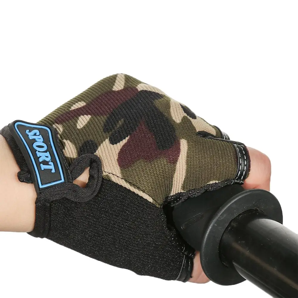 Breathable Half Finger Mittens Bicycle Gloves High Elastic Non-slip Bike Gloves Children's Bike Gloves Riding Equipment New 2024 3