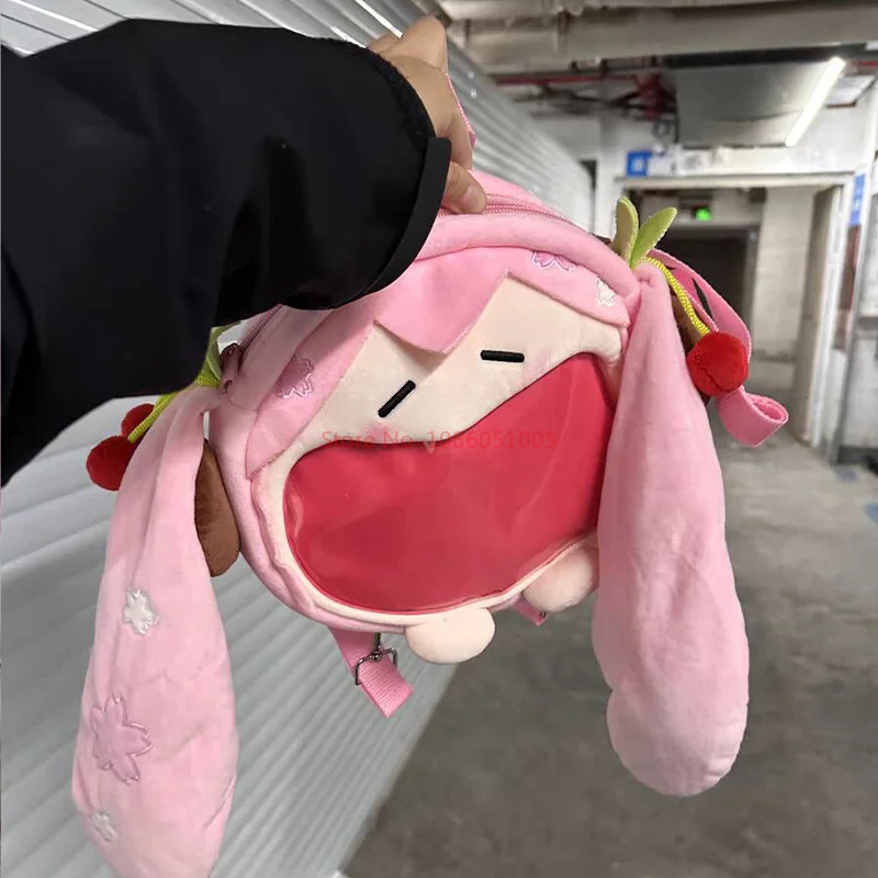 Kawaii Anime Plush Backpack with Large Capacity