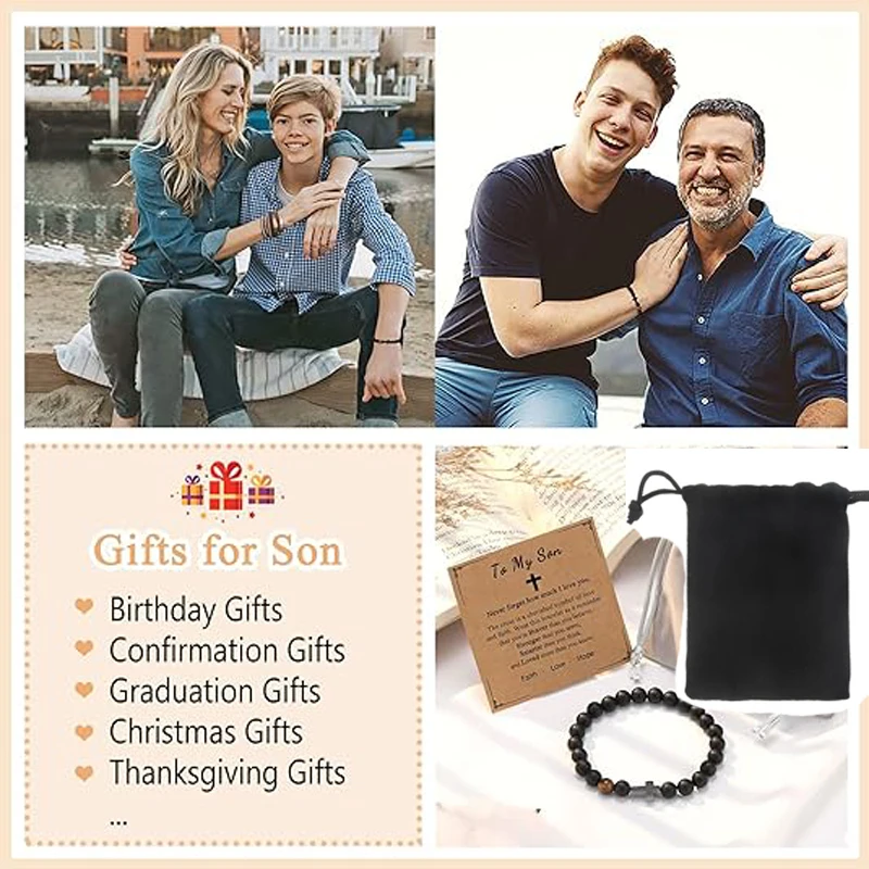 Acrylic Plaque Mom And Son Birthday Gift Personalized Mom Heart