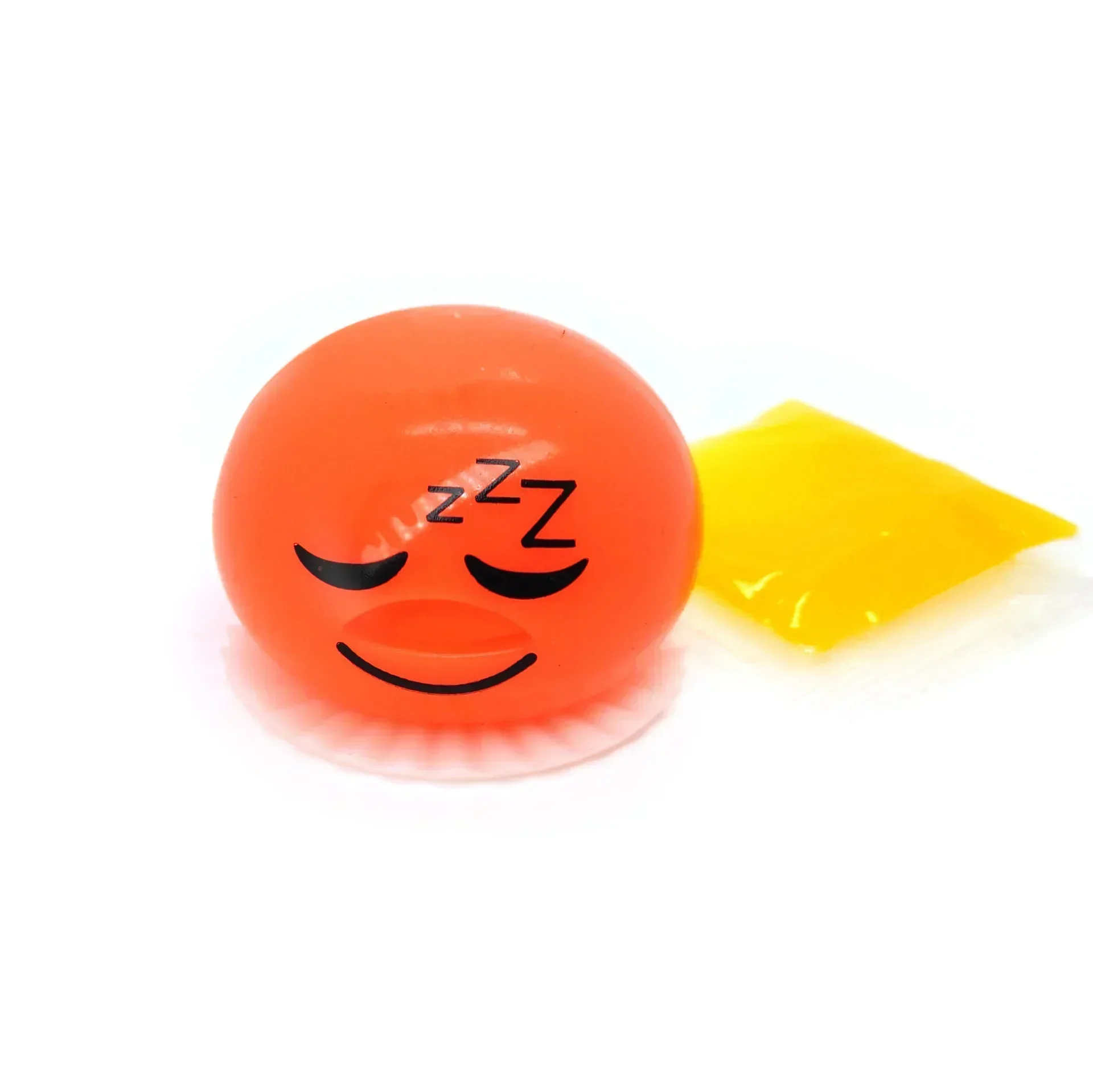 Squishy Puking Egg Yolk Stress Ball With Yellow Goop Relieve Stress Toy Funny Squeeze Tricky AntiStress Disgusting Egg Toy