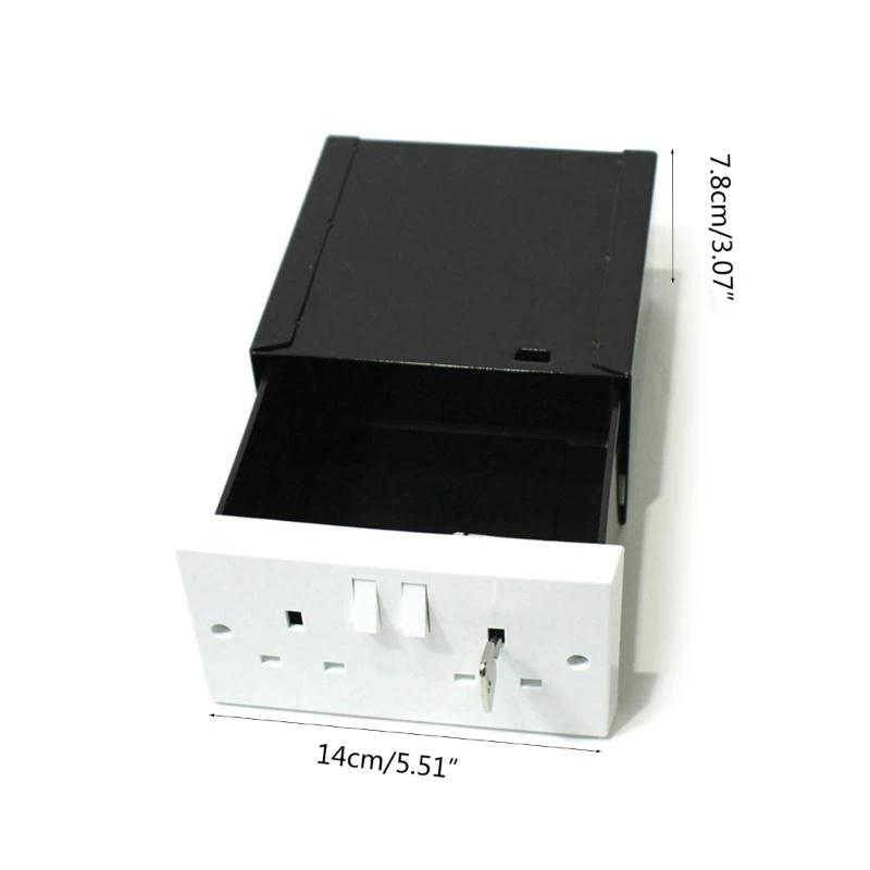 Outlet Wall Safe Security Secret Hidden Box Household Covert - Main Image