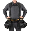TOUGHBULIT TB-CT-101-5P 5pc Pro Contractor Tool Belt Set Fits 32-48" Waists 36 Pockets High-capacity Storage ToolBag 6