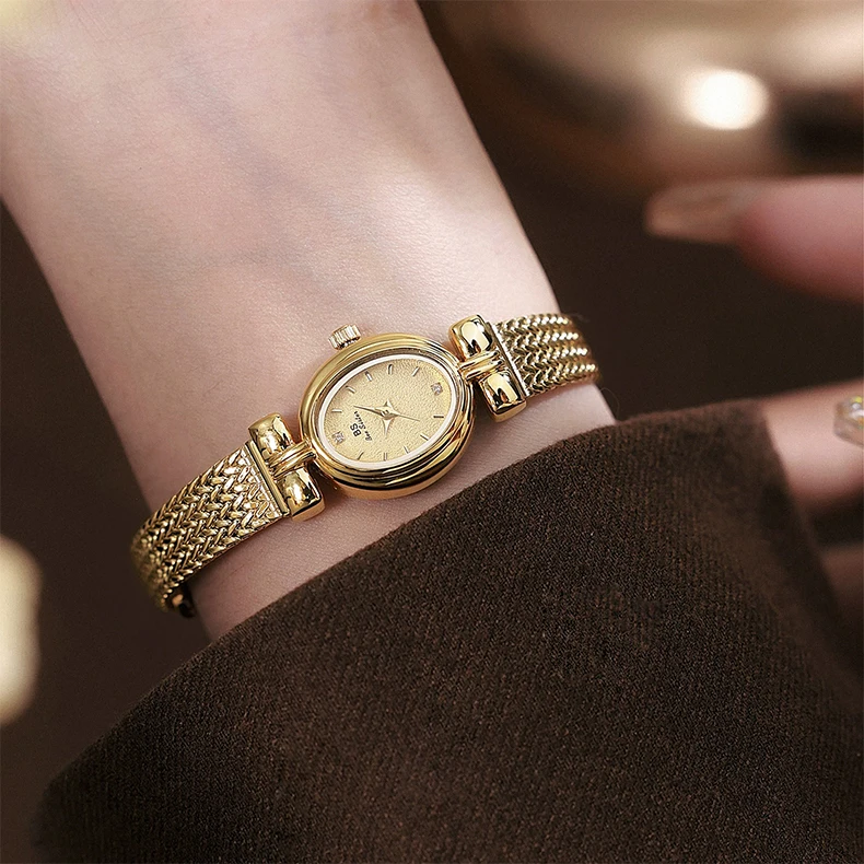 Reloj mujer elegante de pulsera con movimiento de cuarzo lujo_voghion.com