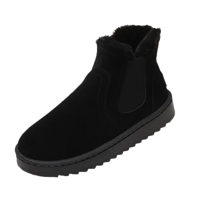 2023 New Winter Snow Boots Women's Plush and Thick Insulation Boots Large Men's and Women's Winter High Top Cotton Boots