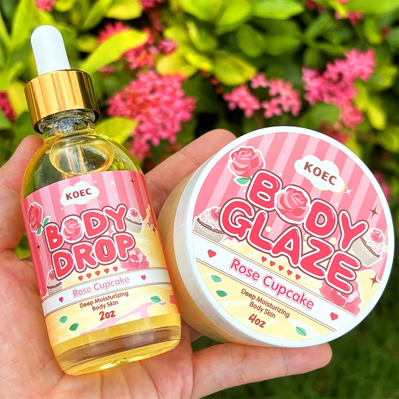 BODY BUTTER Strawberry Cake Body Lotion Body Oil Japanese Skincare Moisturizing Nourishing Body Lotion Peach Coconut Massage Oil 2