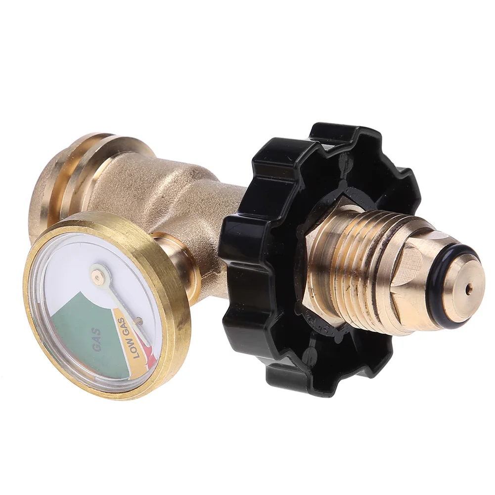 High Low Gas Pressure Gauge Level Indicator Pol Propane Lpg Bottle Cylinde Outdoor Gas Tank Adapter Pressure Gauge Connector