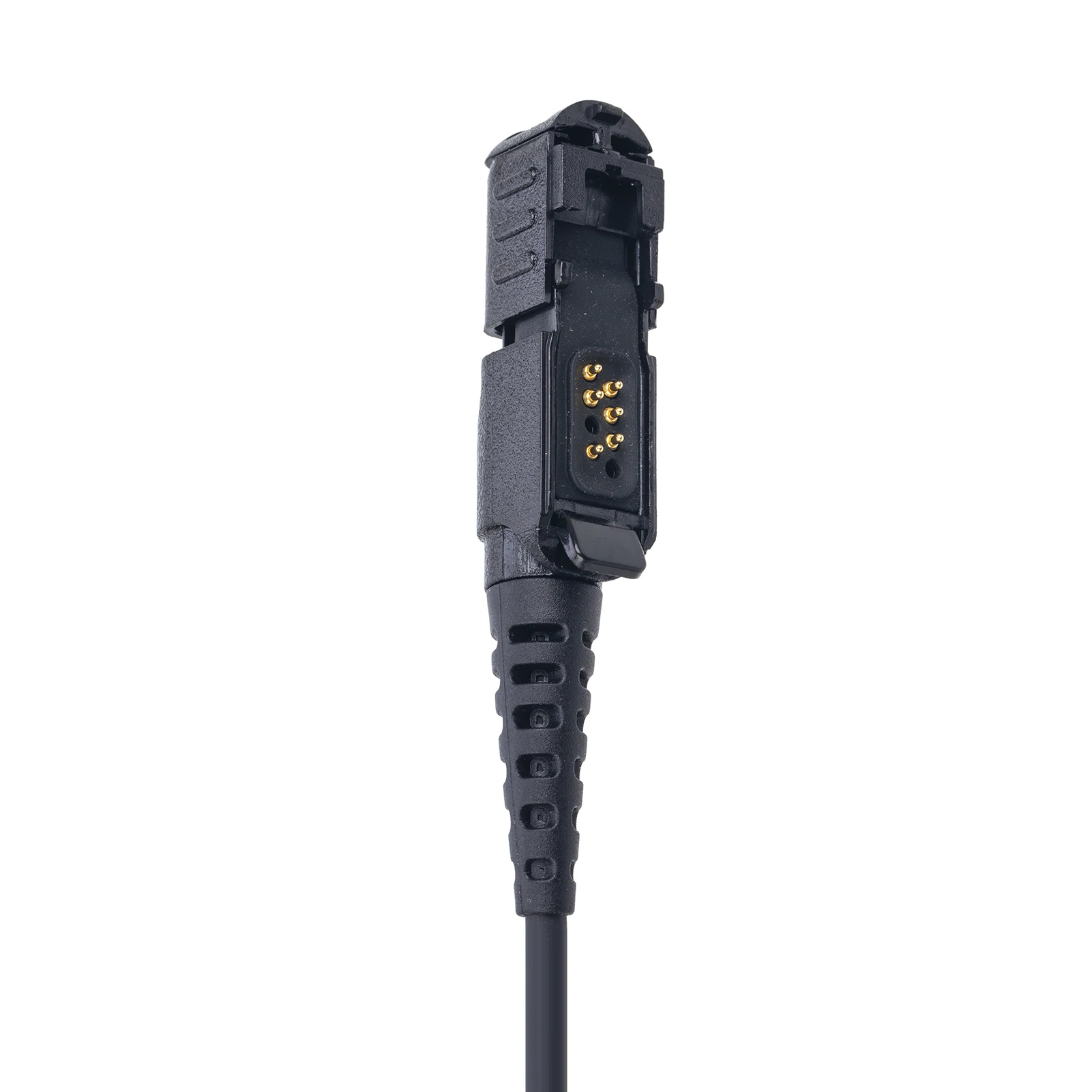U94 PTT and Finger Microphone PTT with black HD01 Tactical Bowman Elite II Radio Headset Earpiece for MOTOROLA Xir P6600