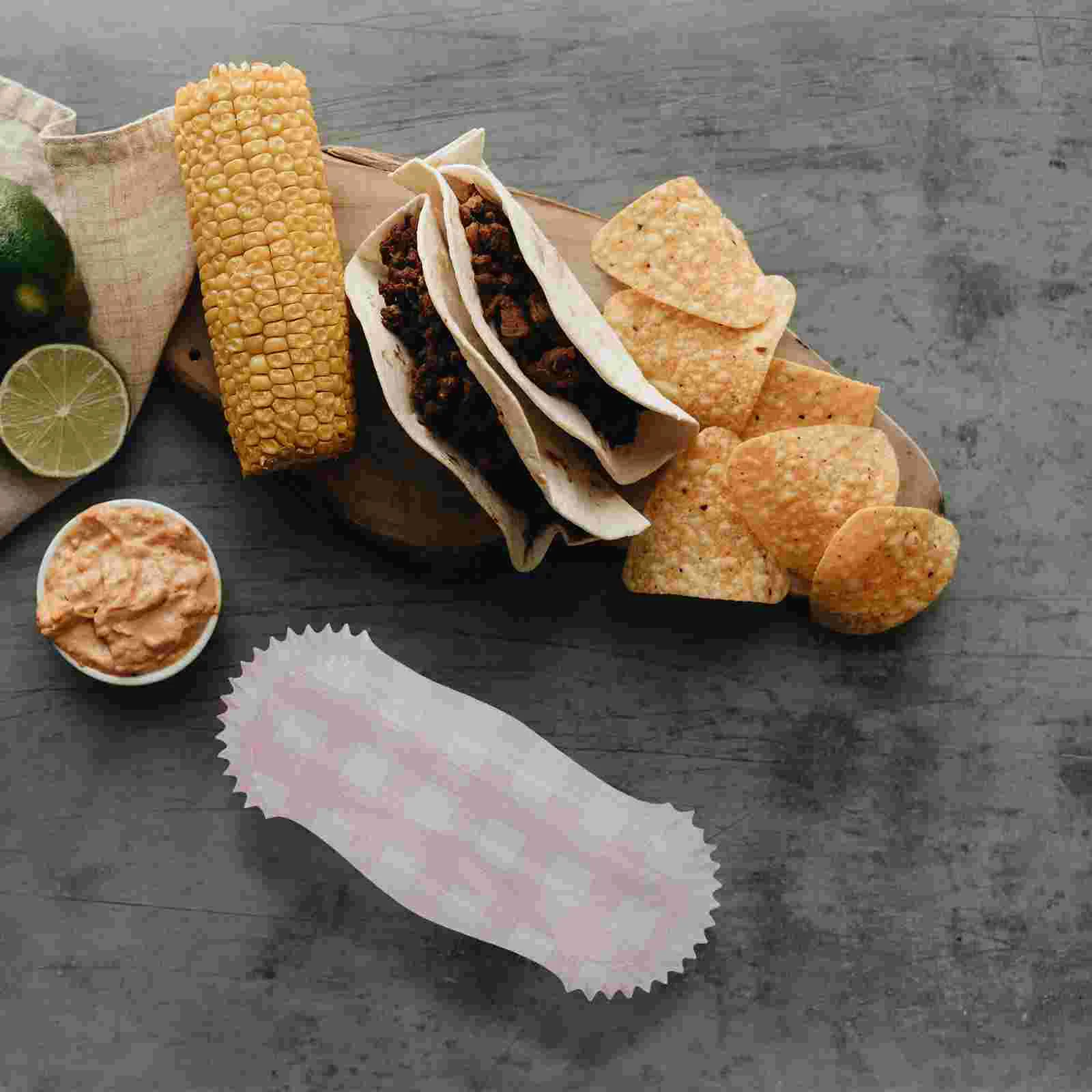 100 Pcs Hot Dog Trays Disposable Paper Hot Dog Tray Holders Snack Boxes Fried Food Container Plates Party Snack Tray Picnic