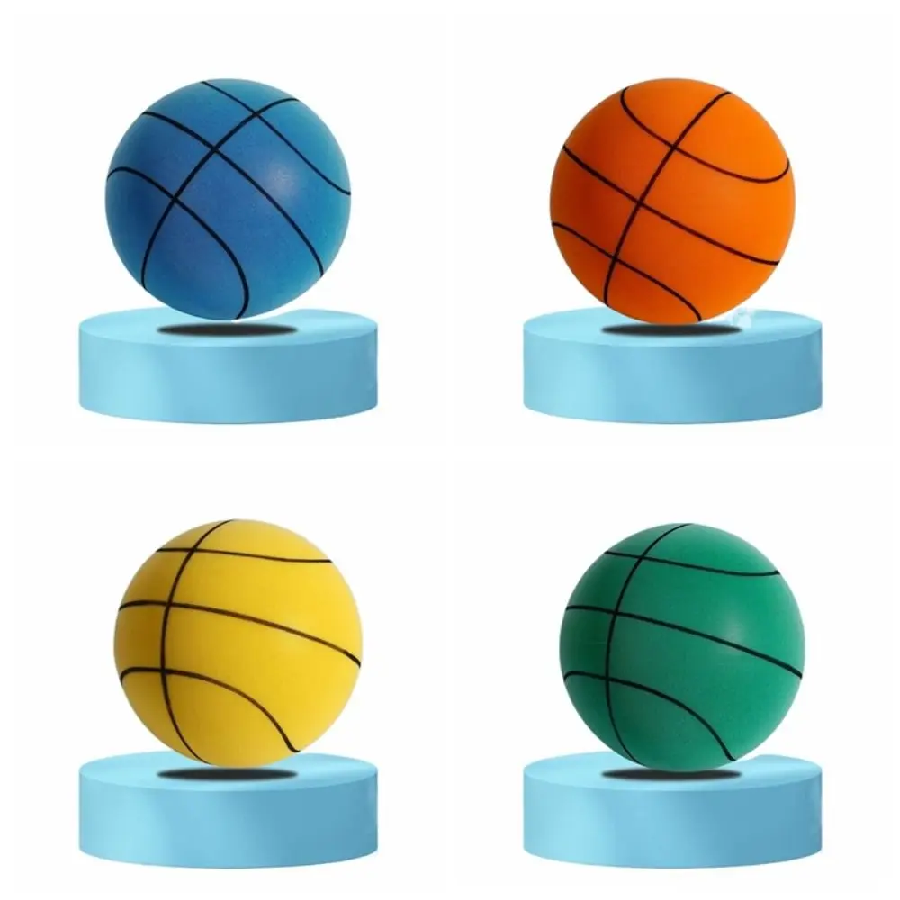 

18cm/22cm/24cm Silent Training Basketball Damping Low Decibel Bouncy Balls High Density Foam Soft Bouncing Mute Ball