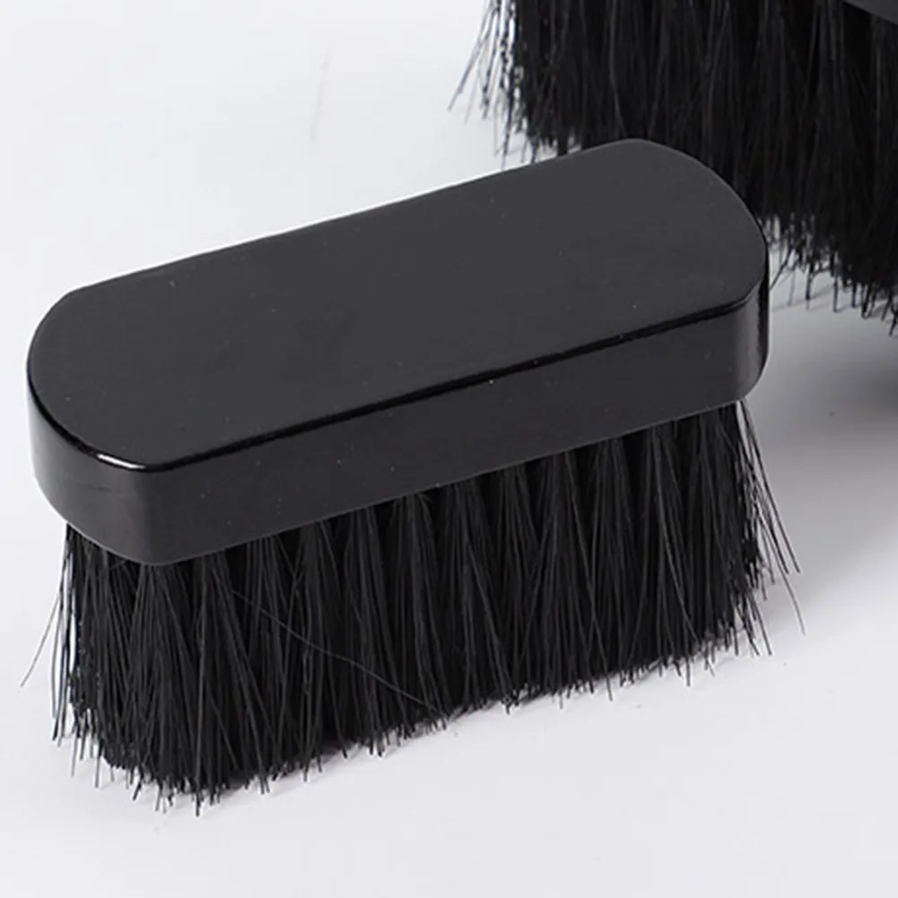 1PC Fireplace Brush Wooden Handle Round Shape Brush Head Fireplace Fire Hearth Fireside Brush Fireplace Cleaning Tools