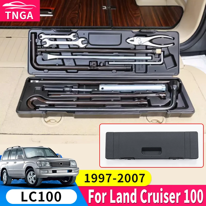 

For 1997-2007 Toyota Land Cruiser 100 Tailgate Trunk Emergency Toolbox LC100 Interior Upgraded Accessories Modification