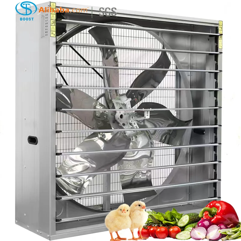 

2024Large Airflow Square Wall Extractor Industrial Greenhouse Fan Poultry Farm Ventilation Exhaust Fan 1000 1380 1400 Hammer Fan