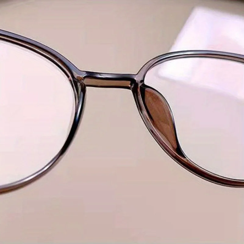 Photochrome Anti-Blaulicht-Brille, runder Metallrahmen, modische Retro-Brille für Damen und Herren – Detail 6