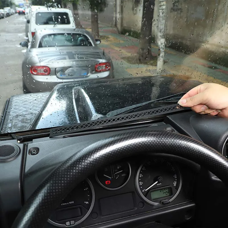 

For Land Rover Defender 90 110 2004-19 Car Dashboard Air Outlet Anti-Blocking Mesh Dust Grille Alloy Black Modified Accessories