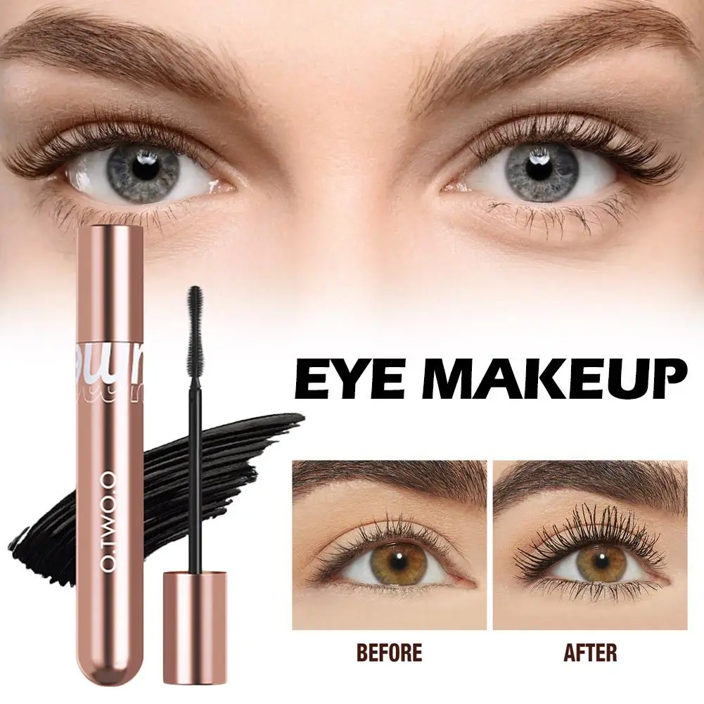 Pink Mascara Waterproof Long Lasting 36H Smudge-proof Eyelash Eye Thick Lashes Volume Makeup Extension Curling Lengthening D5E5