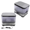 Food Drying Machine 5 Tray Food Dehydrator Stainless Steel Adjustable Temperature Settings EU Plug 220V BPA for Home for 2