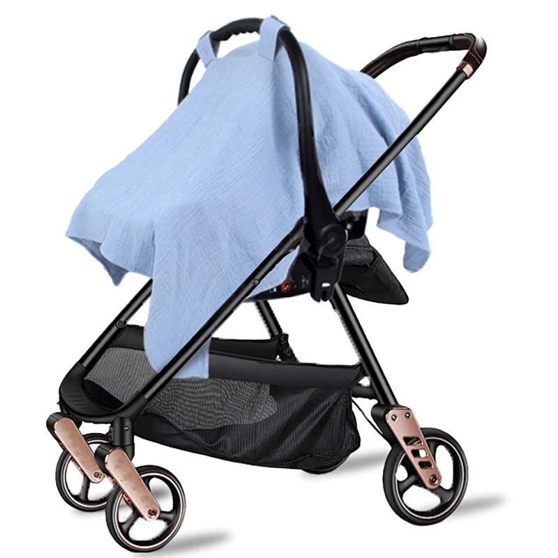 Stroller Sunshade Baby Safety Seat Cover Cotton Breathable Windproof Sun Proof