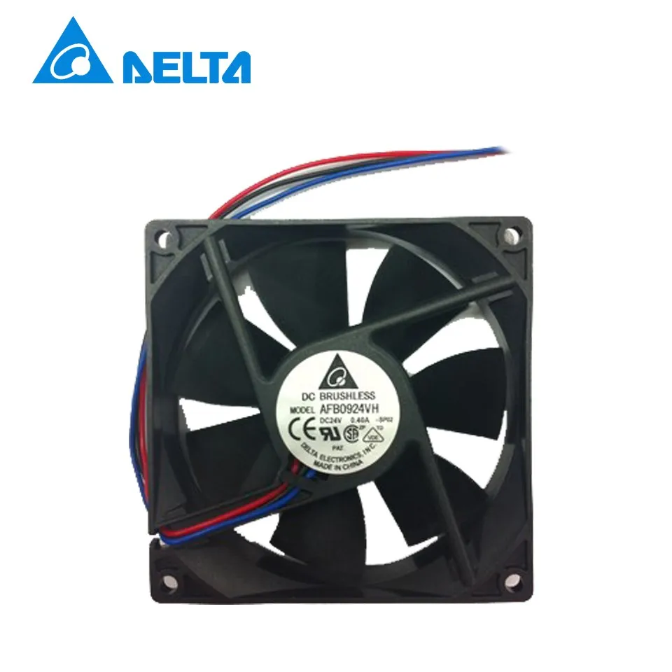 

server inverter axial cooling fan AFB0924SH 90mm 9cm DC 24V 0.50A server violent 9025 90x90x25mm for delta