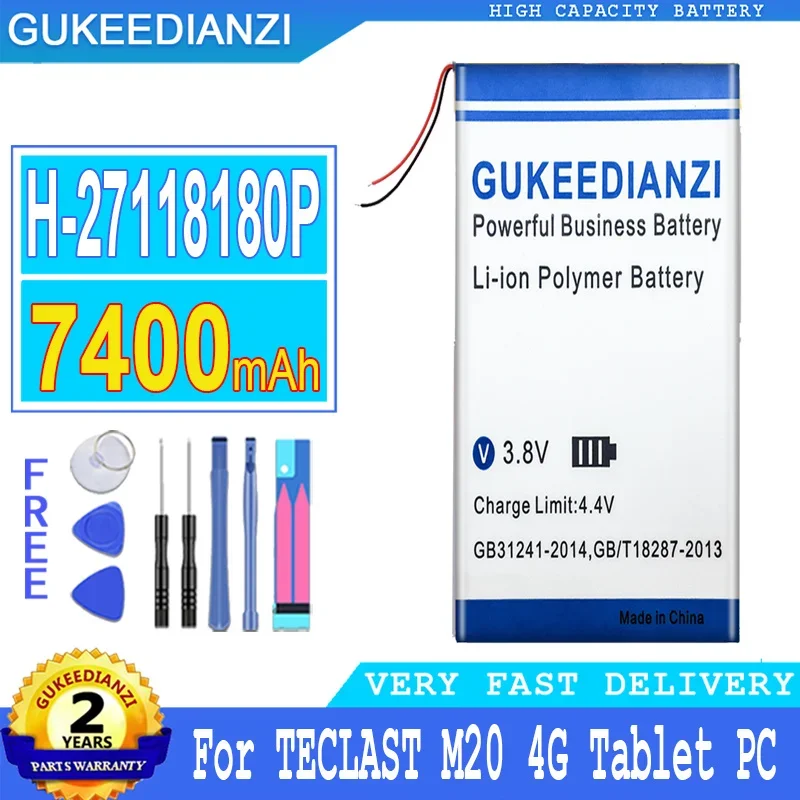 

Replacement 7400mAh H-27118180P H27118180P Mobile Phone Battery For TECLAST M20 4G Tablet PC Smartphones Batteries