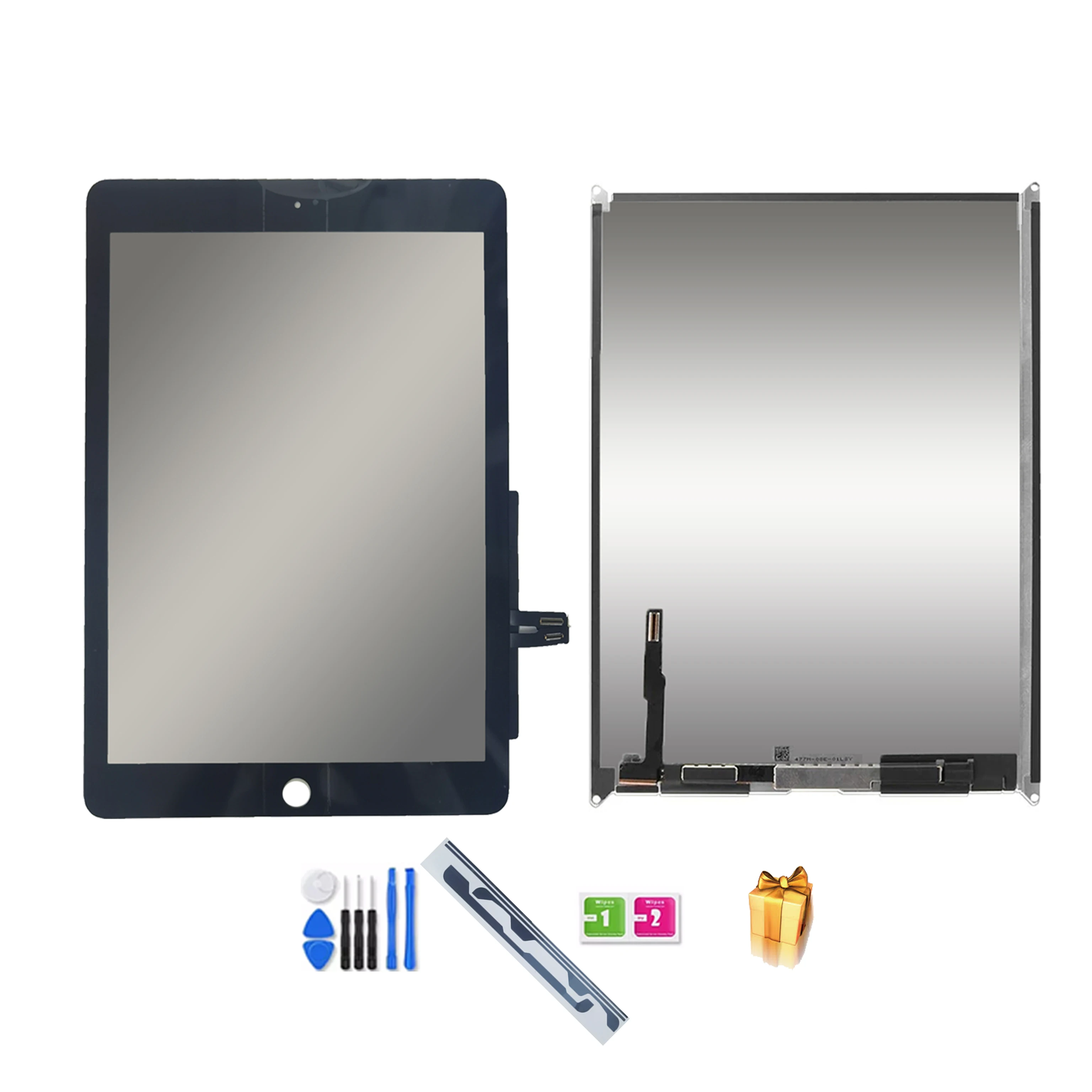 LCD Touch Screen For iPad 2018 A1893 A1954 Touch Screen Digitizer Panel LCD  Display For iPad 6 6th Gen 2018 A1893 A1954(Black Touch) 