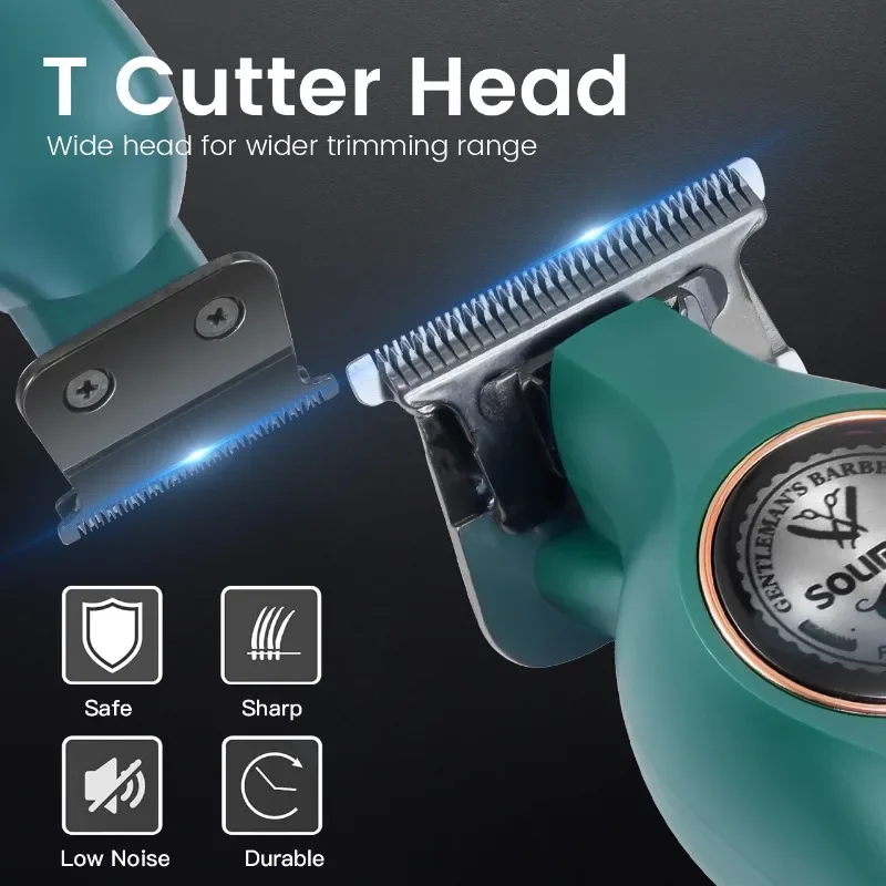 Hair Clippers for Men Cordless Hair & Beard Trimmer Barber Clipper Kit Professional Mens Beard Grooming Kit for Hair Cutting 3