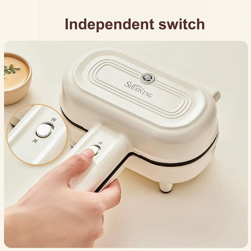 550W Mini Hot Pressed Sandwich Maker Home Quick Breakfast Maker Non Stick Panini Double Sided Heating Toaster Kitchen Tools