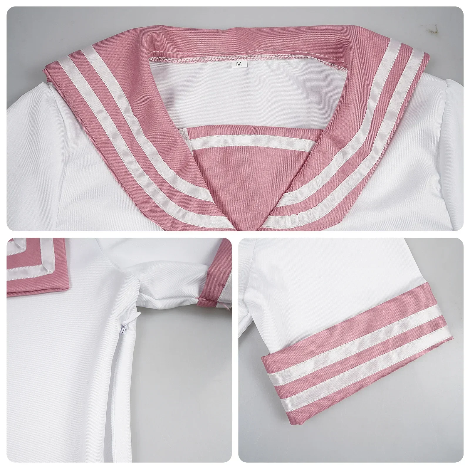 Anime Fate Apocrypha Rider Astolfo Cosplay Costume Adult Women JK Skirt Sailor Suit Halloween Outfit Uniform Performance