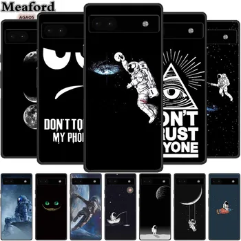 For Google Pixel 7A Case Astronaut Soft Silicone Back Cover Phone Cases for Google Pixel 7A Coque Pixel7A Shell Spaceman Bumper