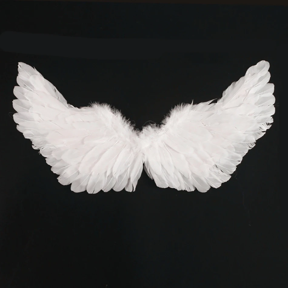 Attractive Holy Angel Feather Wings for Children Adults Halloween Cosplay Devil Wings for Stage Performance and Theatrical Shows 3