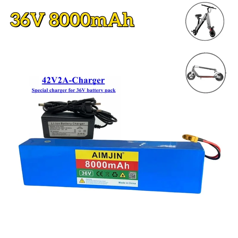 Pacco Batteria Per Scooter 36 V18650 Per Scheda Bms Per Scooter Elettrico Kugoo S2 / S3 / S4 8000Mah