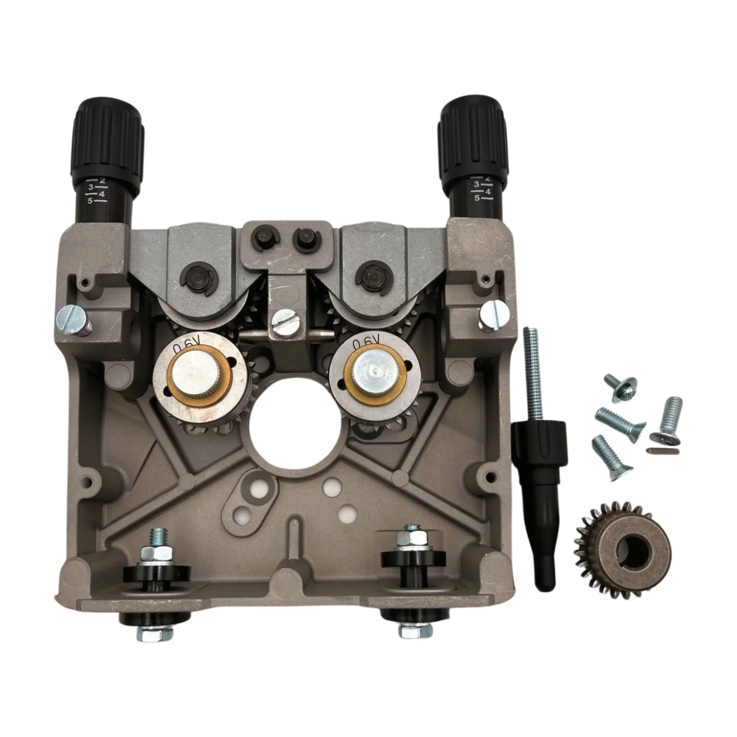 76ZY02A ZK-76ZY02A 76ZY-02A Mechanism Mig Wire Feeder Motor Frame Gear Box Assembly Feeding Machine with 0.6-0.8mm V Groove