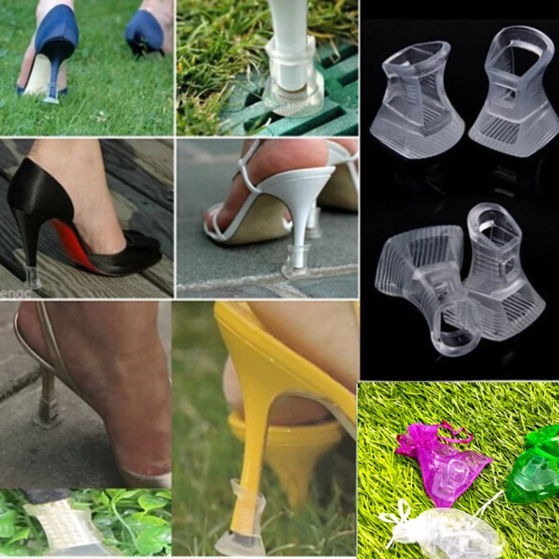 50 pairs Heel Protector For Womens Shoes Horseshoe Shape Non-slip Anti-wear Heel Shoe Cover Shoes Accesories