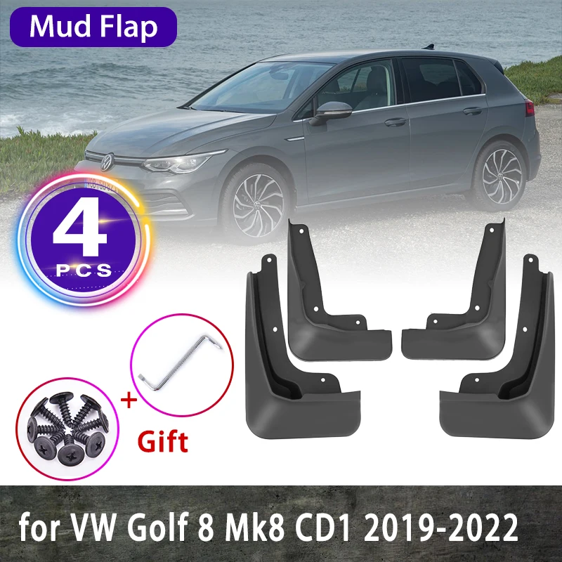 Parafango Per Volkswagen Vw Golf 8 Mk8 2021 2020 2019 2022 Cd1 Paraspruzzi Paraspruzzi Parafango Sporco Flare Guard Cover Accessori