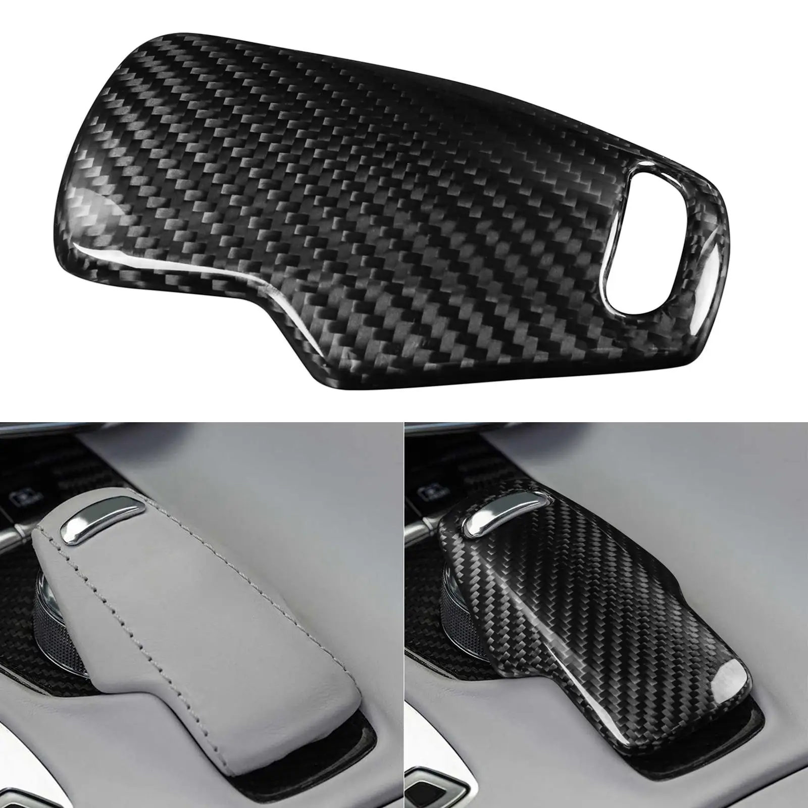 

Vehicle Gear Shift Knob Shifter Lever Decor Cover Trim Decorative Fit for C8