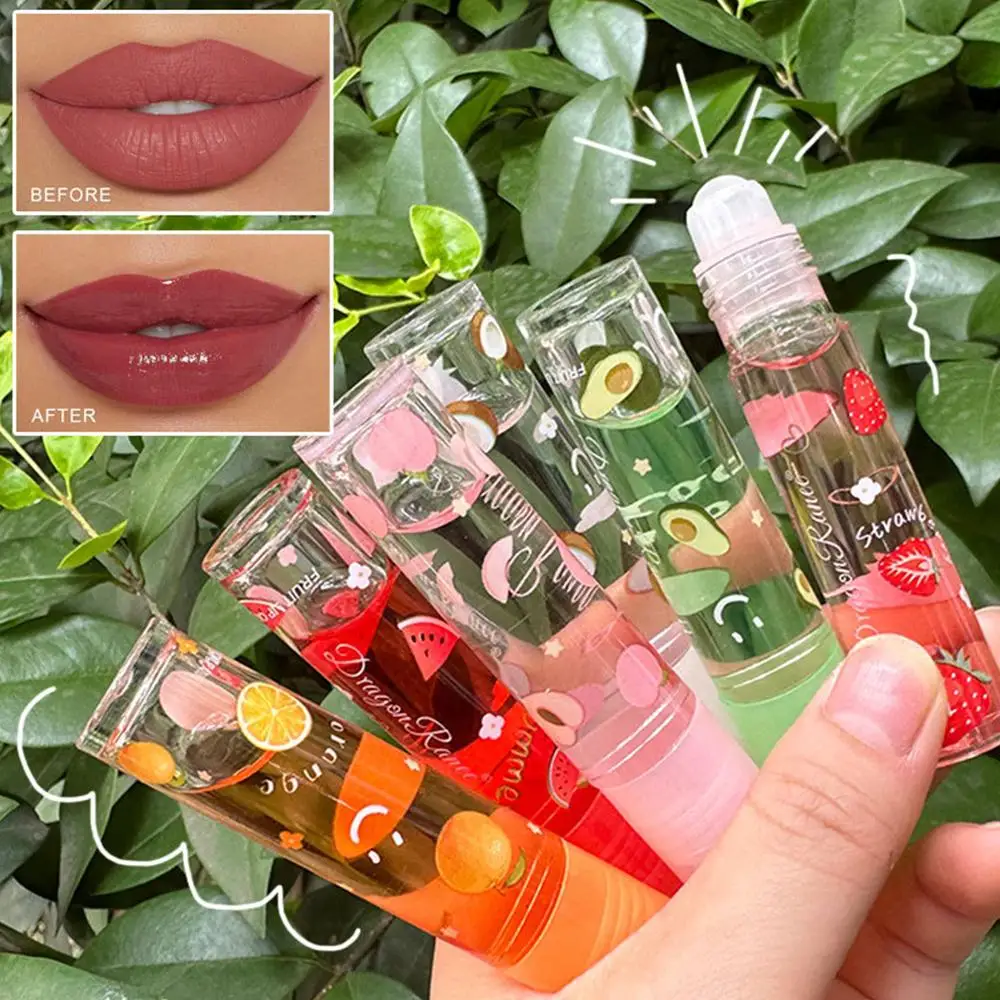 

1PC Transparent Lip Gloss Clear Oil New Lip Glaze Velvet Matte Liquid Fruit Balm Cute Air Sexy Plumper Moisturizing Lip X4P0